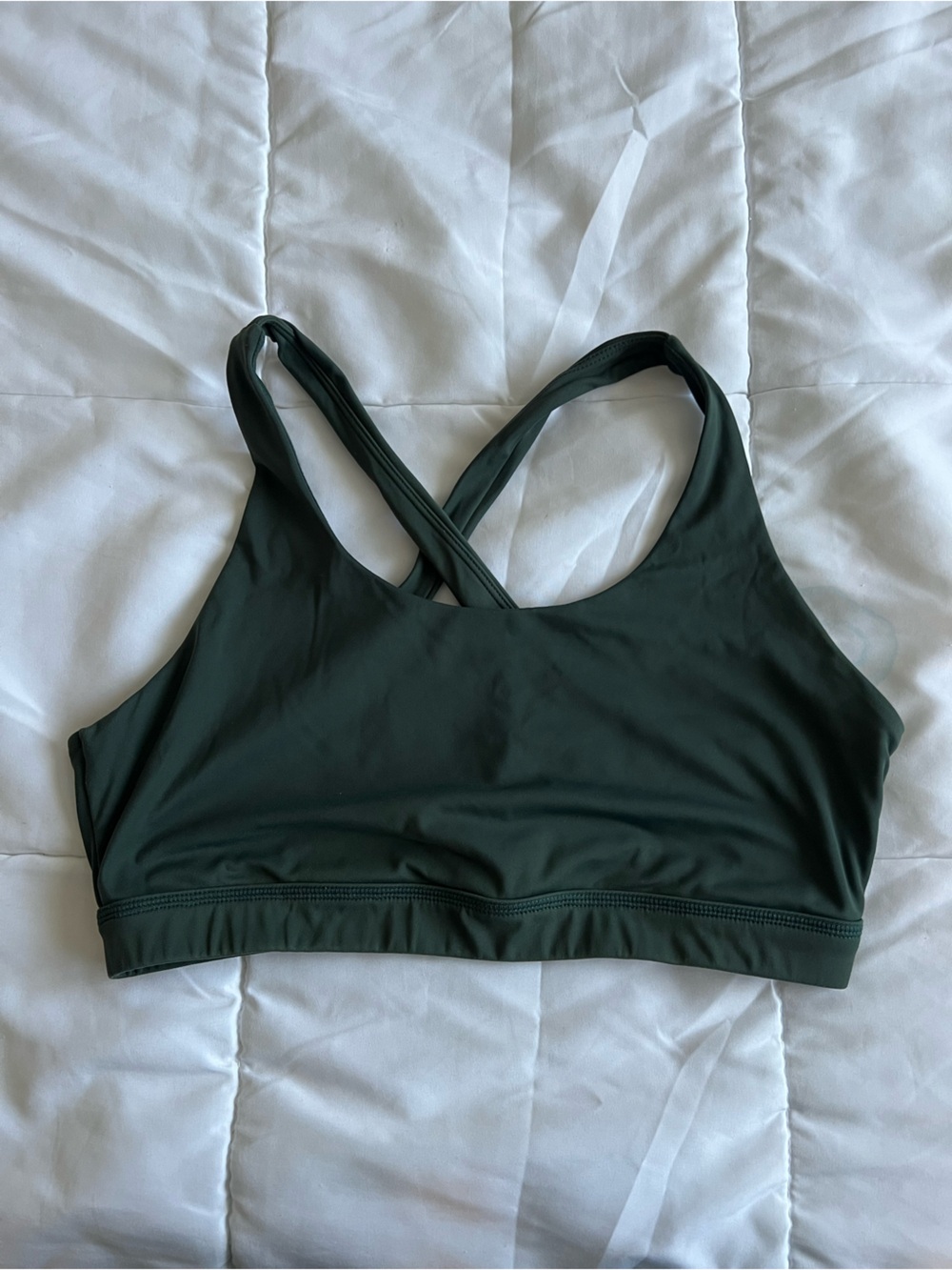 Born Primitive size L Dark Green Cross-Back Sports Bra
